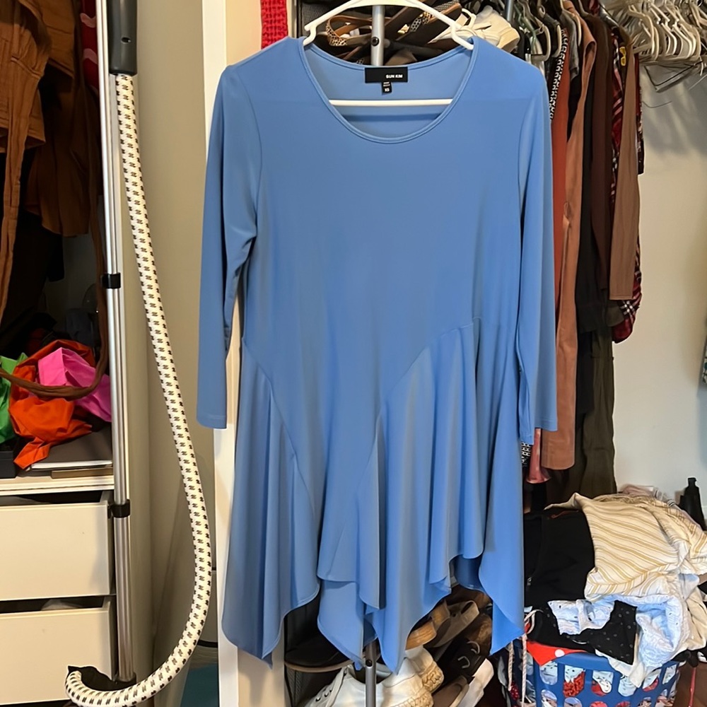 Sun Kim periwinkle blouse